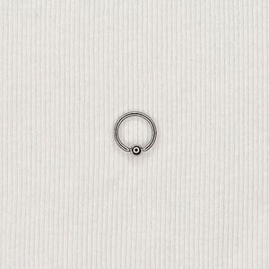 14 Gauge 3/8" Captive Bead Ring Piercing Jewelry